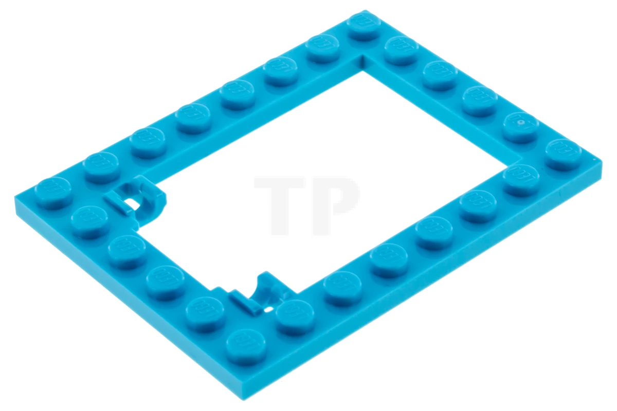 LEGO&reg; 6177218 - 92107 - Plate 6 x 8 Trap Door Frame Horizontal (Long Pin Holders)