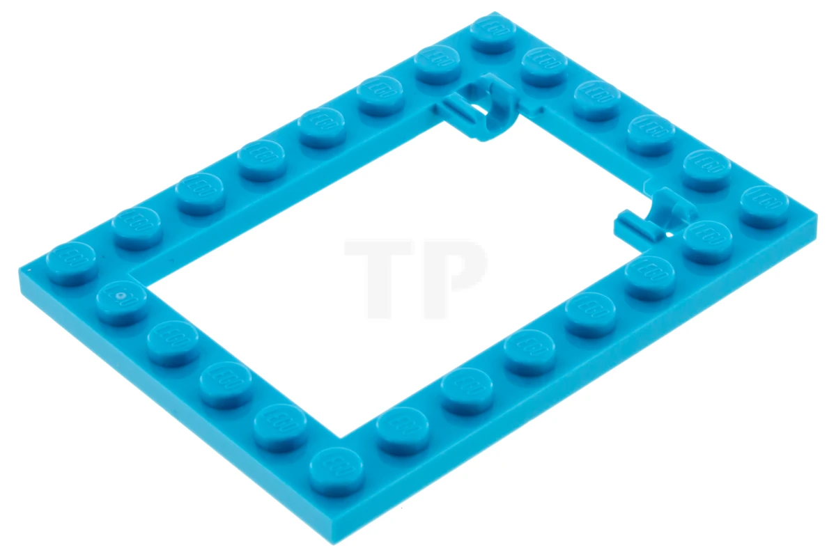 LEGO&reg; 6177218 - 92107 - Plate 6 x 8 Trap Door Frame Horizontal (Long Pin Holders)