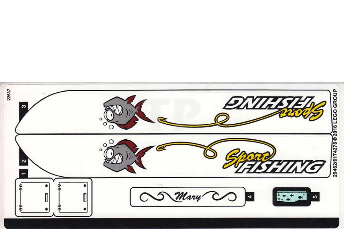 LEGO&reg; 6174278 - Sticker for Set 60147