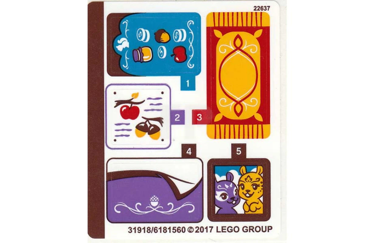 LEGO&reg;  - Sticker for Set 41182