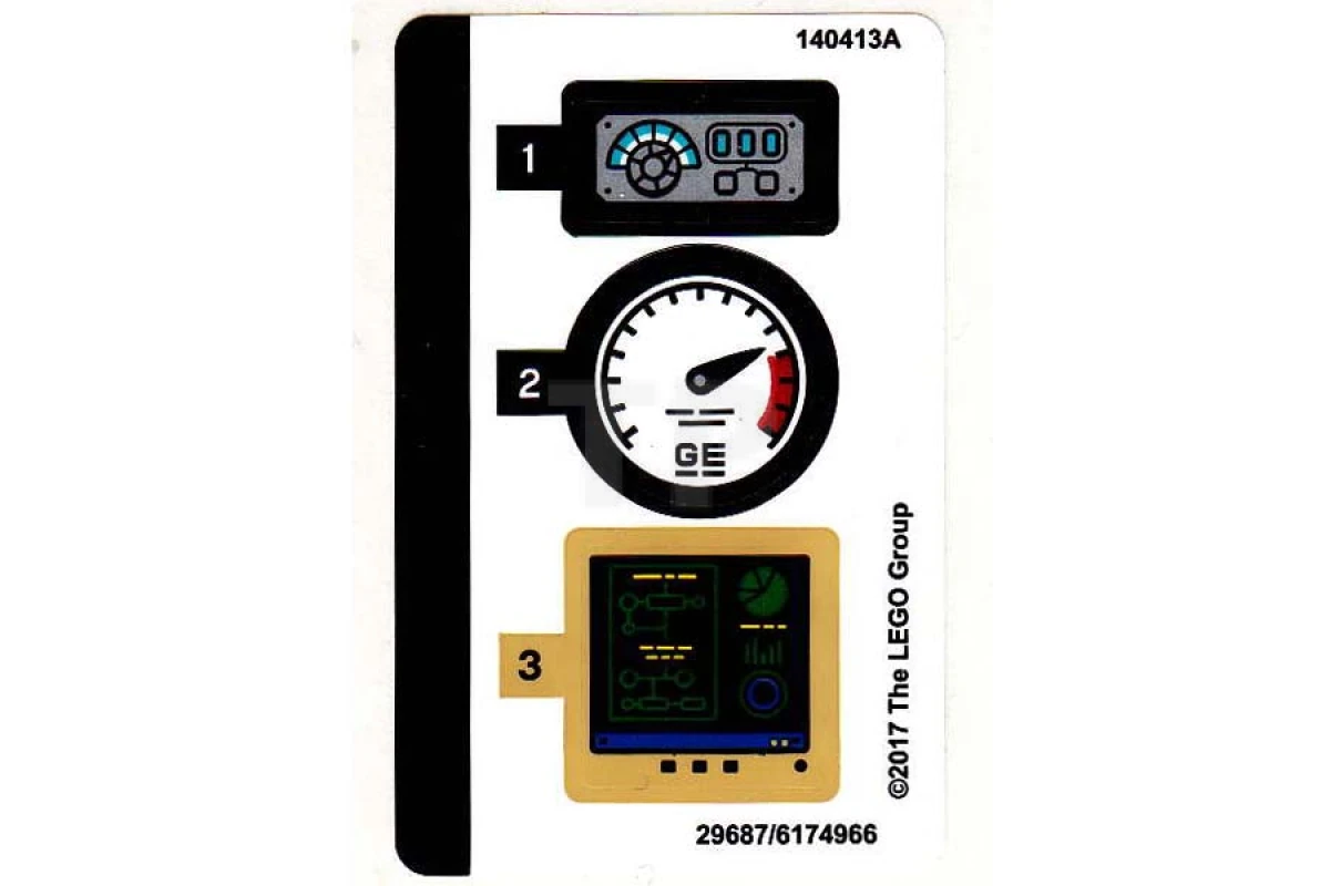 LEGO&reg;  - Sticker for Set 70901