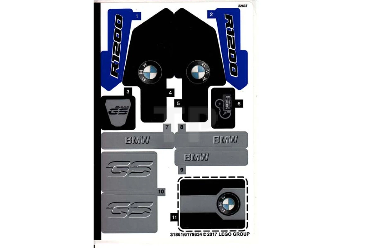 LEGO&reg; 6179834 - Sticker for Set 42063