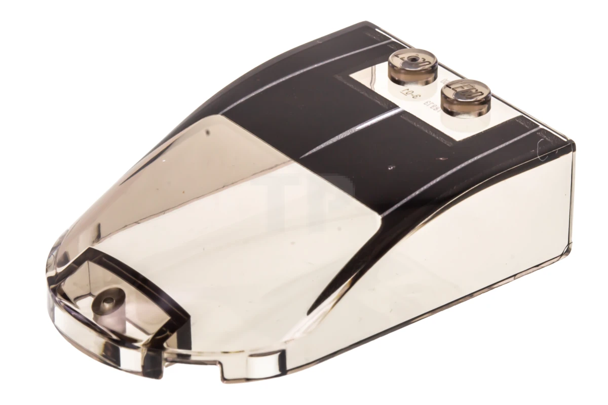 LEGO&reg; 6230191 - 18973pb06 - Windscreen 6 x 4 x 1 Curved with Bugatti Chiron Roof Pattern