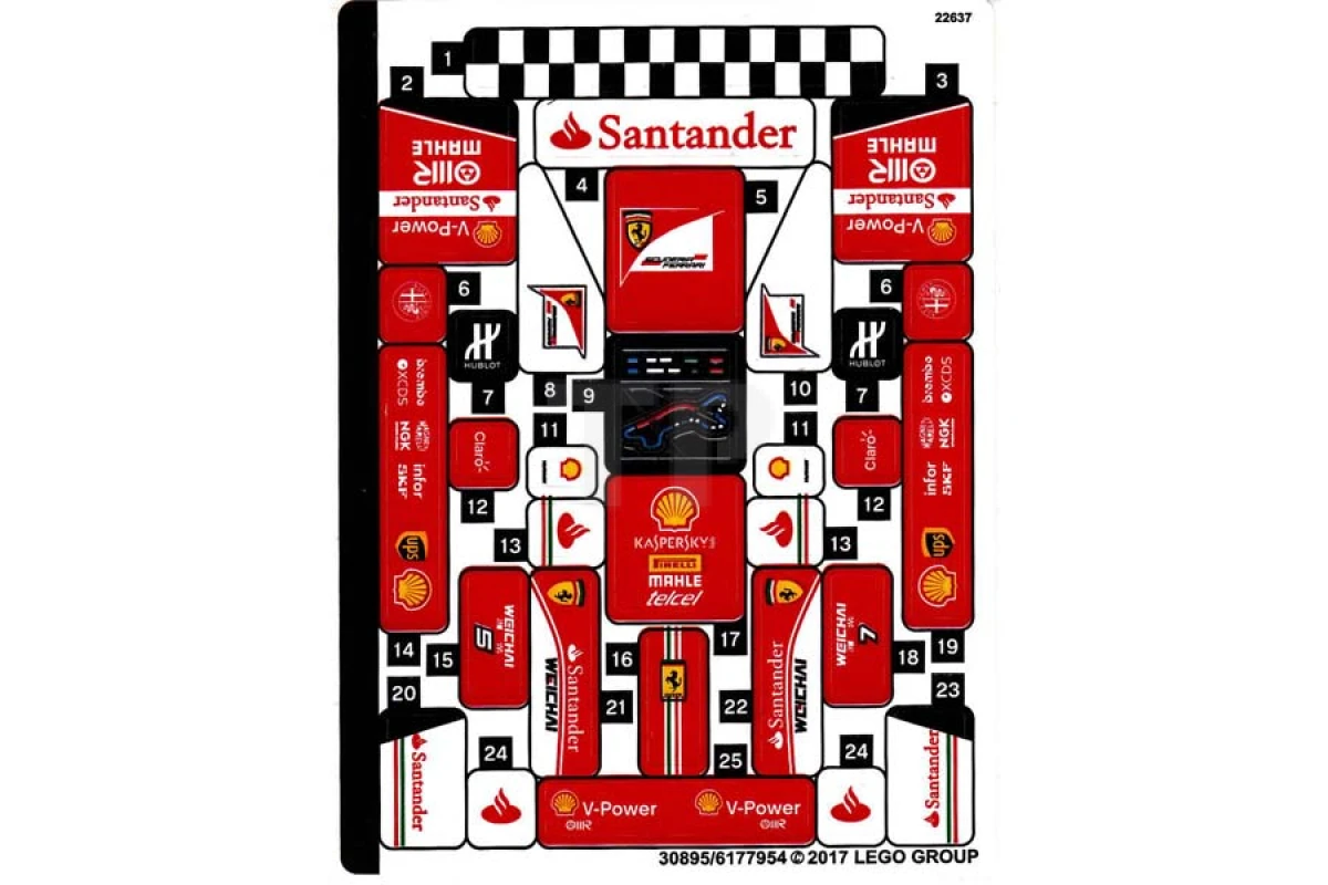 LEGO&reg; 6177954 - Sticker for Set 75879