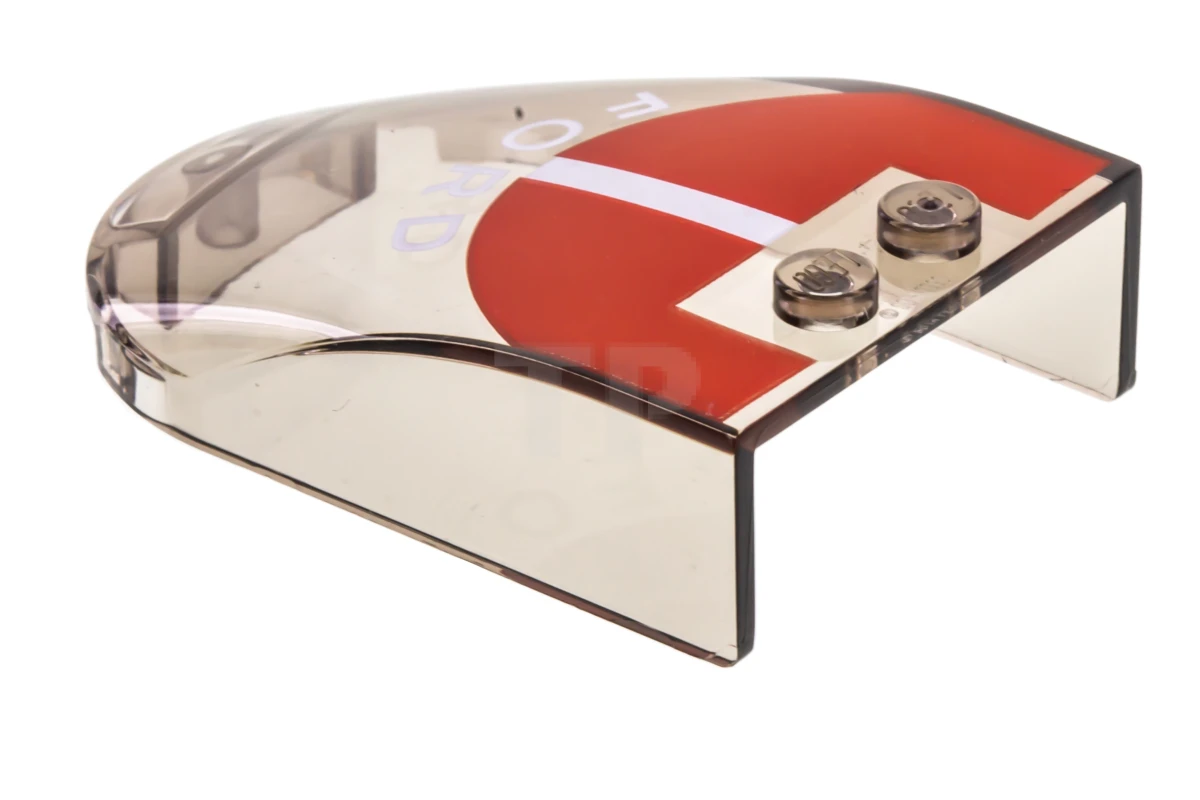 LEGO&reg; 6230190 - 18973pb07 - Windscreen 6 x 4 x 1 Curved with Ford GT Roof Pattern