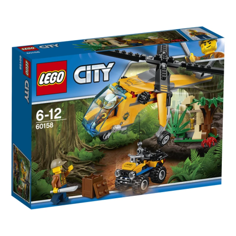 LEGO&reg; 60158 Jungle Cargo Helicopter