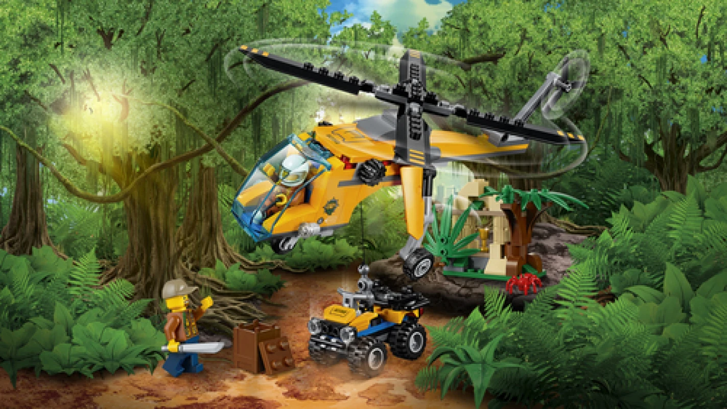 LEGO&reg; 60158 Jungle Cargo Helicopter