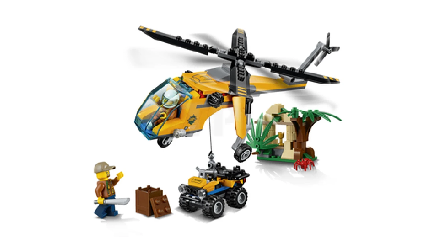 LEGO&reg; 60158 Jungle Cargo Helicopter