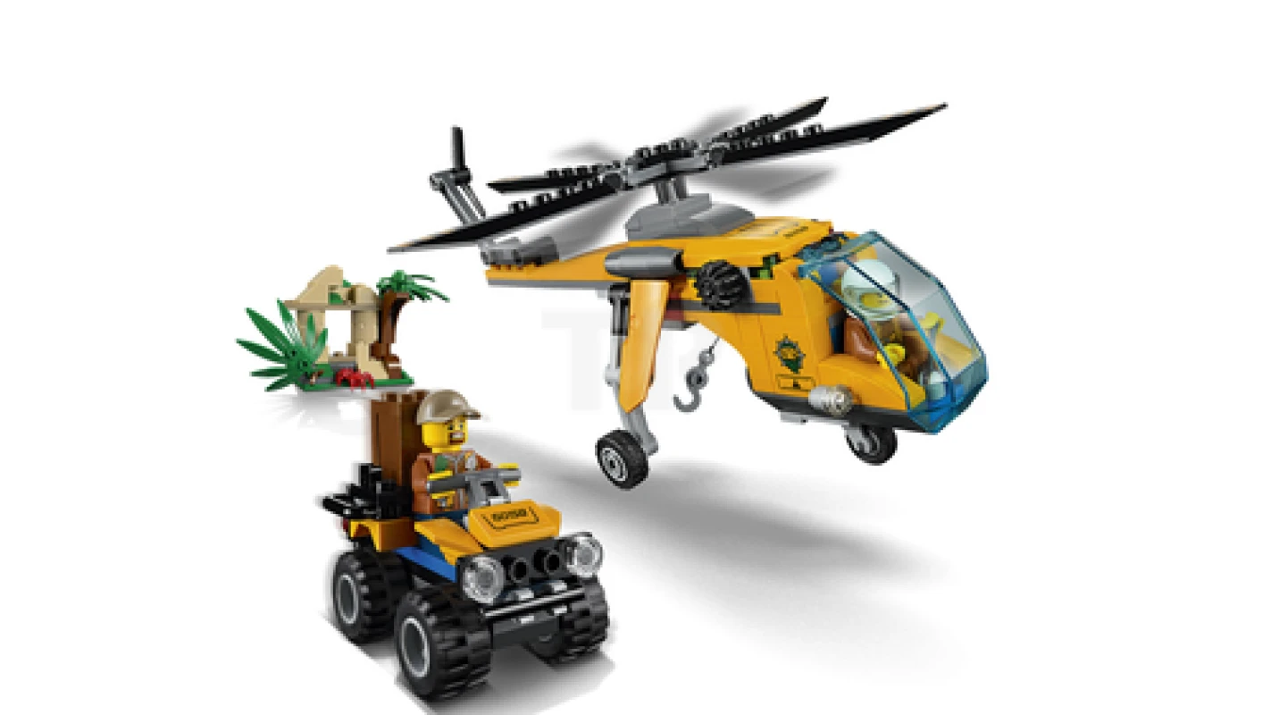 LEGO&reg; 60158 Jungle Cargo Helicopter