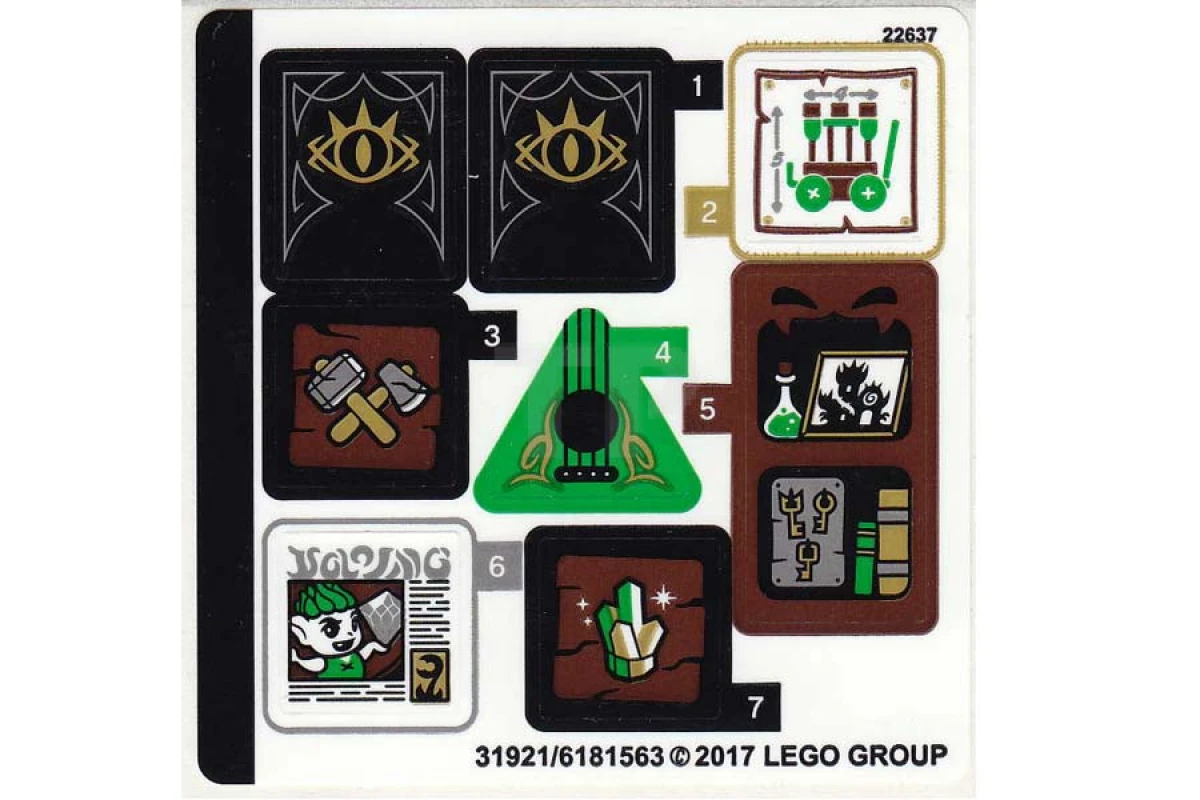 LEGO&reg;  - Sticker for Set 41185