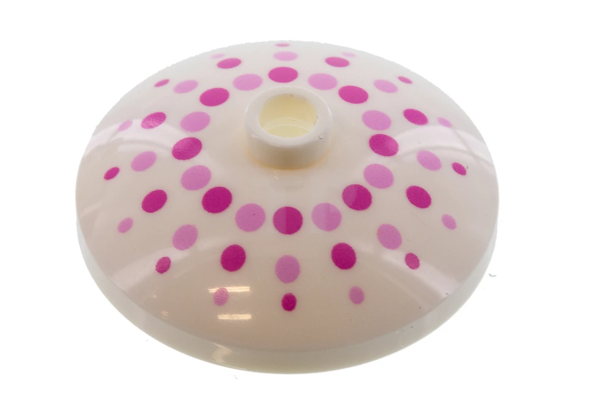 LEGO&reg; 6174363 - 43898pb007 - Dish 3 x 3 Inverted (Radar) with Dots Pattern