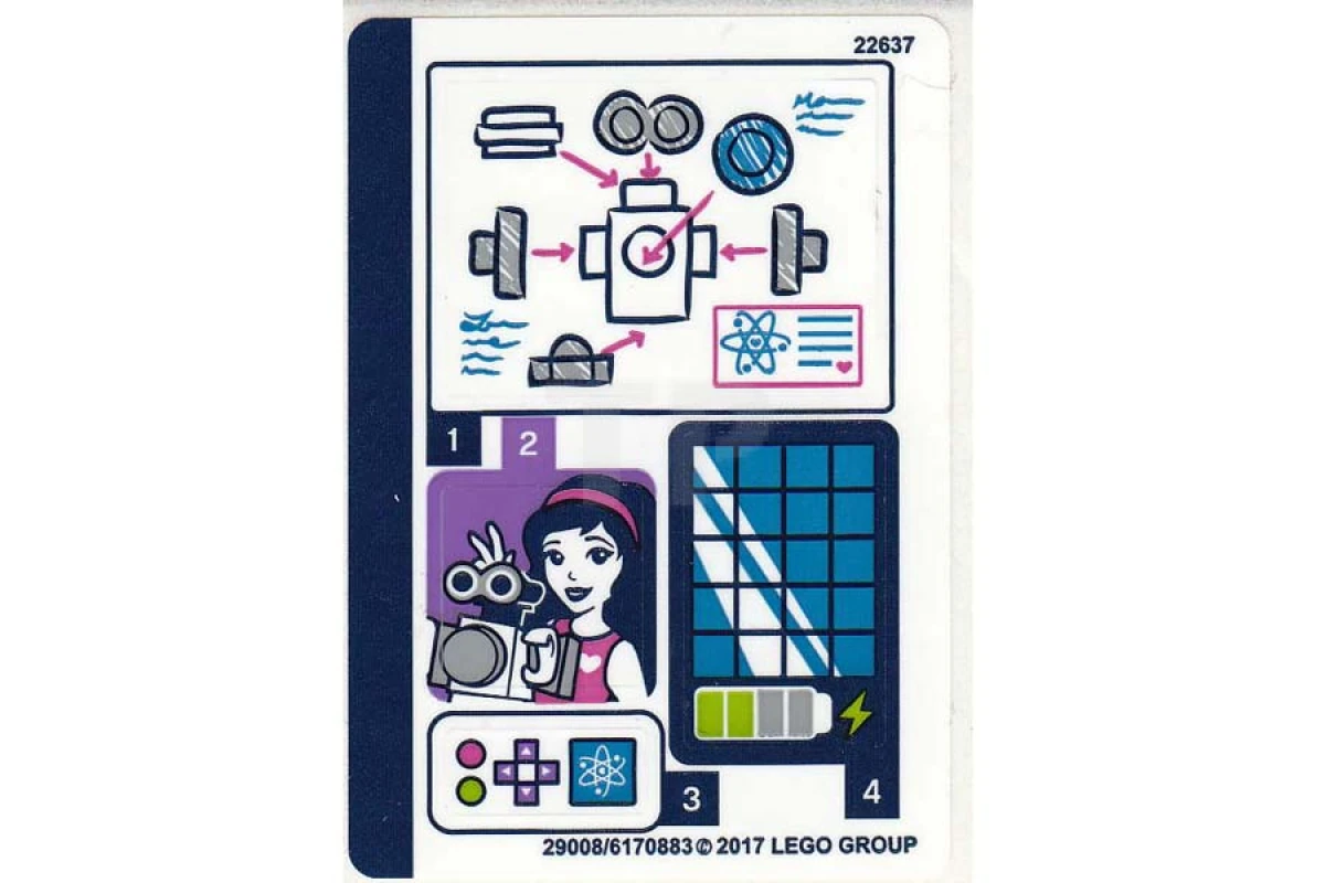 LEGO&reg; 6170883 - Sticker for Set 41307