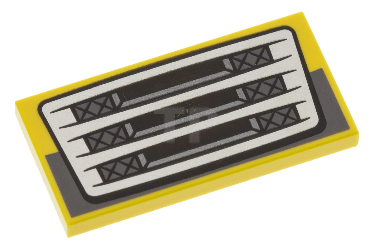 LEGO&reg; 6175960 - 87079pb0403 - Tile 2 x 4 with Car Grille Pattern