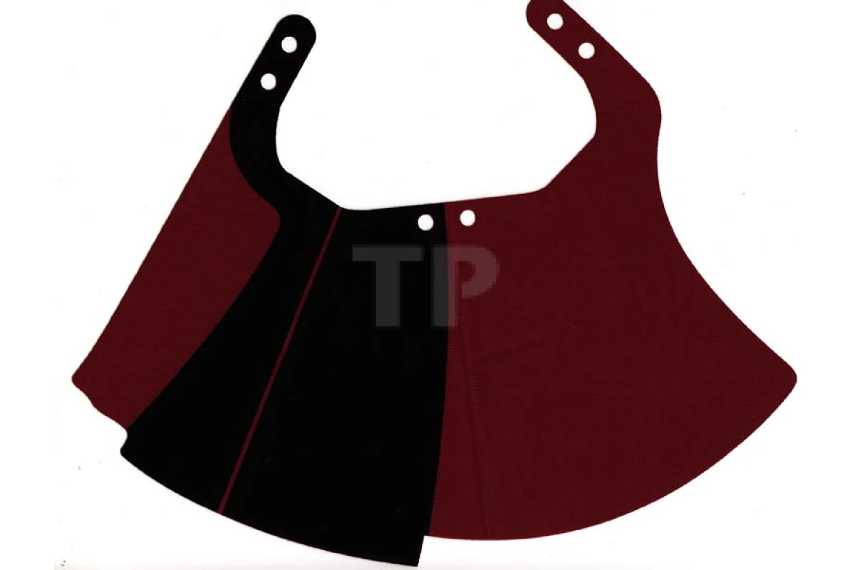 LEGO&reg; 6168714 - 28824 - Cloth Skirt with 6 Holes and Black Pattern, Large Buildable Figures