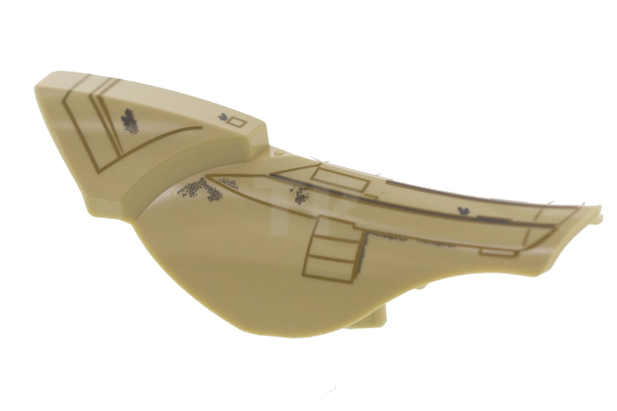 LEGO&reg; 6170249 - 21562pb01 - Large Figure Armor, Leg Shin Guard with Ball Joint Socket and Scarif Trooper Pattern