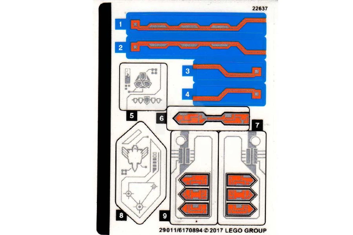 LEGO&reg;  - Autocollant pour l'ensemble 70351