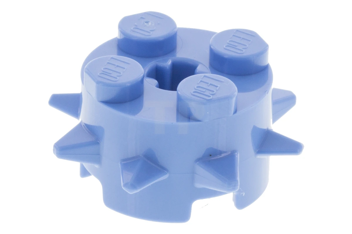 LEGO&reg; 6176828 - 27266 - Brique, ronde 2 x 2 avec pointes et trou d'axe.
