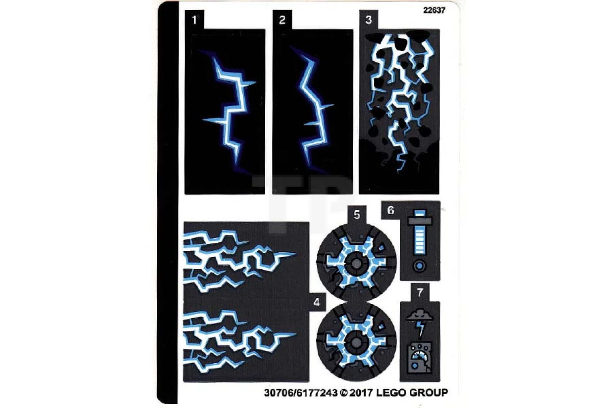 LEGO&reg; 6177243 - Sticker for Set 70352