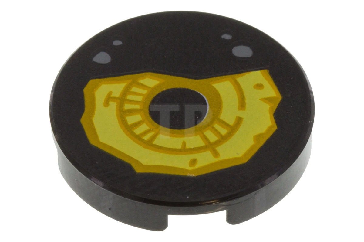 LEGO&reg; 6177289 - 14769pb183 - Fliese 2 x 2 Rund mit O und Ösenmuster am Boden