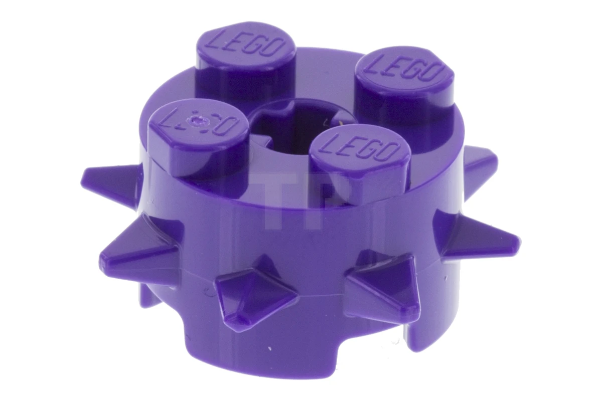 LEGO&reg; 6168591 - 27266 - Brique, ronde 2 x 2 avec pointes et trou d'axe.