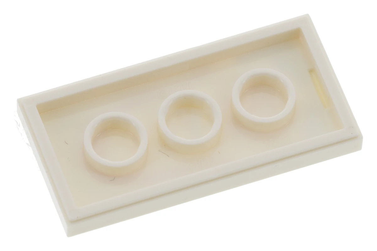 LEGO&reg; 6174447 - 87079pb0400 - Tile 2 x 4 with Dolphins and Scallop Sea Shell Pattern