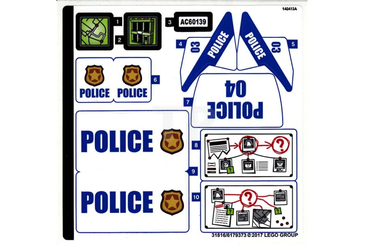 LEGO&reg; 6179373 - Sticker for Set 60139