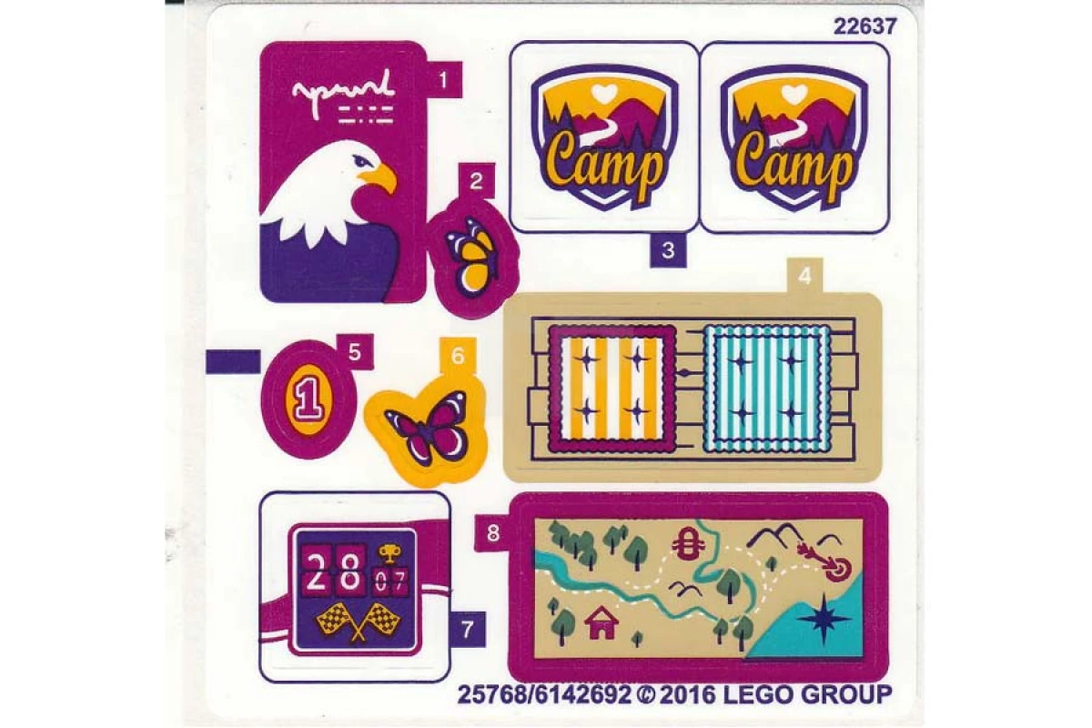 LEGO&reg; 6142692 - Sticker for Set 41122 (International Version)