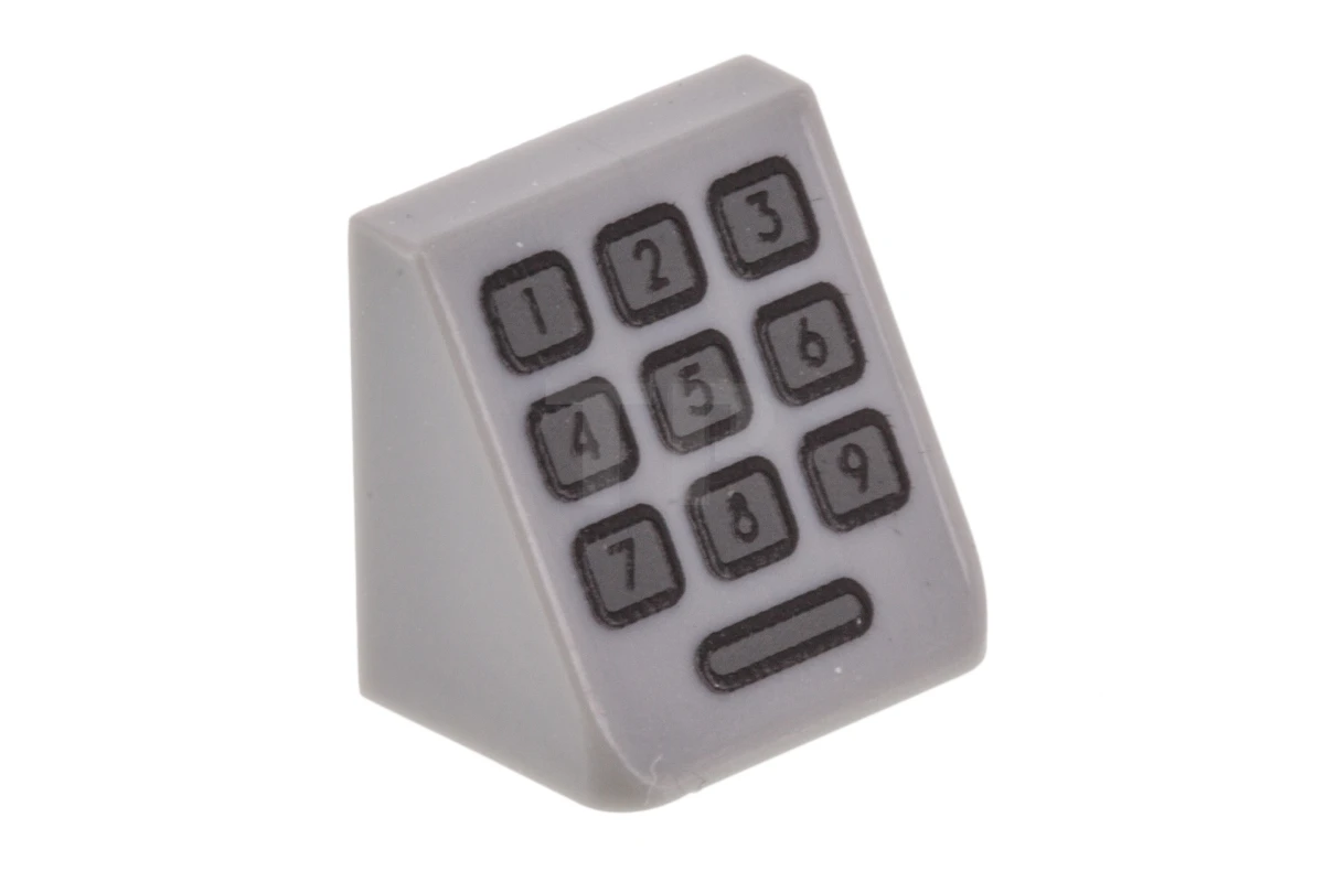 LEGO&reg; 54200pb083 - 6186782 - Slope 30° 1 x 1 x 2/3 with Telephone Keypad Pattern
