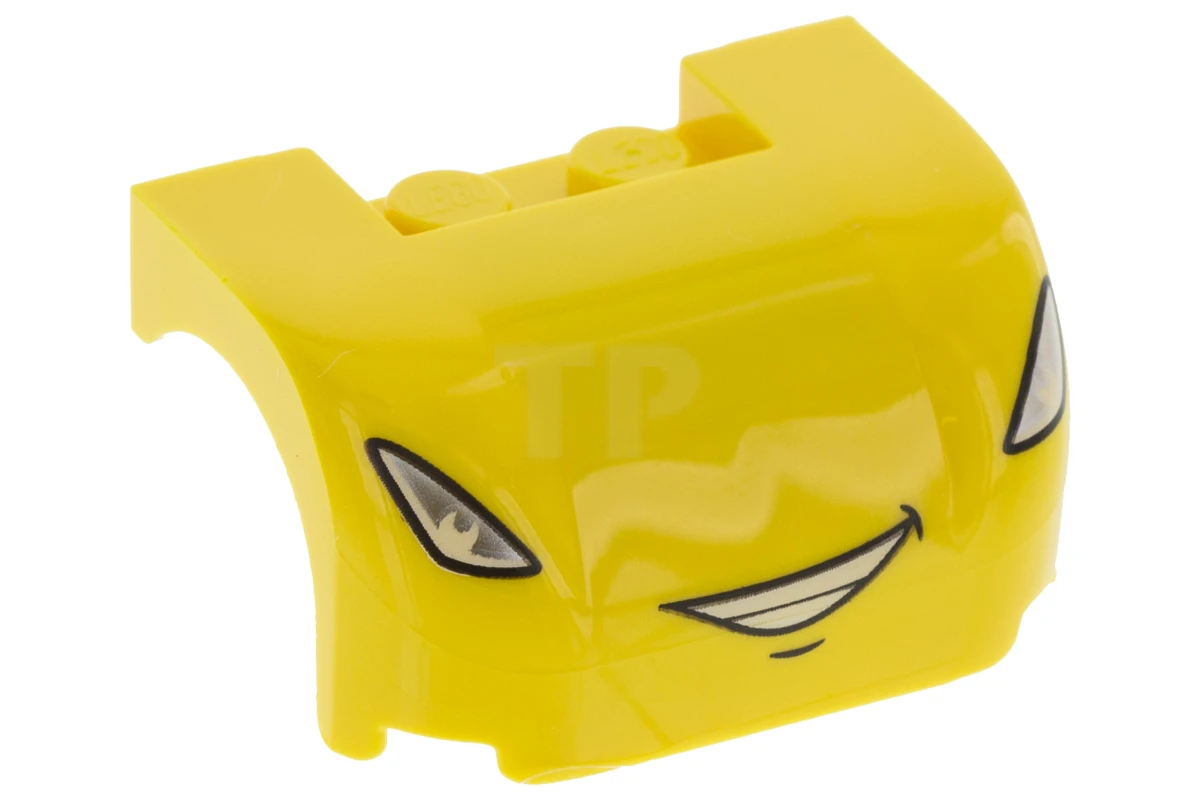 LEGO&reg; 6240386 - 93587pb12 - Engine Cover 3 x 4 x 1 2/3 with Face Pattern (Jeff Gorvette)