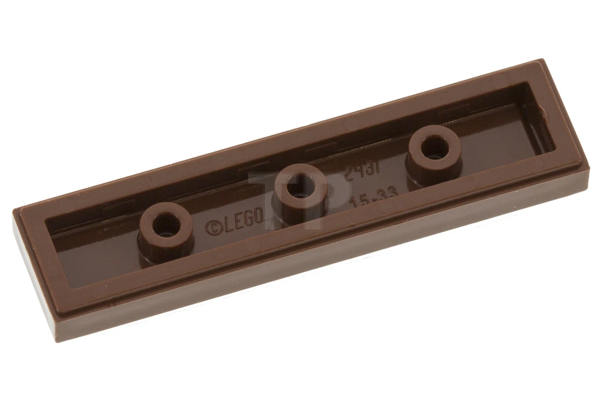 LEGO&reg; 6188168 - 2431pb478 - Baldosa 1 x 4 con Boca Abierta Risa con Dientes Patrón