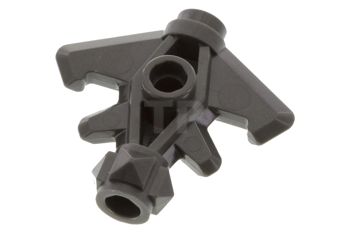 LEGO&reg; 6195501 - 33760 - Minifig, Weapon Axe Head with 4 Blades, Spikes and 3 Hollow Studs