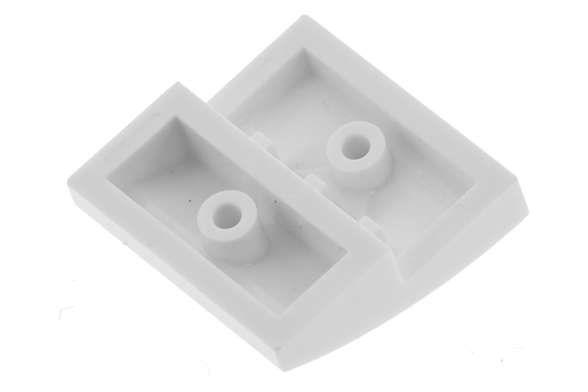 LEGO&reg; 6295307 - 15068pb118 - Slope 2 x 2 x 2/3 Curved with Eyes Pattern (Marshmallow)