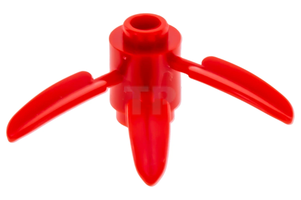 LEGO&reg; 6270005 - 30176 - Pflanzstein, rund 1 x 1 mit 3 Bambusblättern