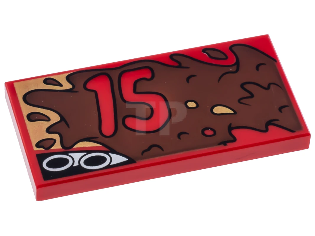 LEGO&reg; 6188974 - 87079pb0416R - Baldosa 2 x 4 con dibujo 