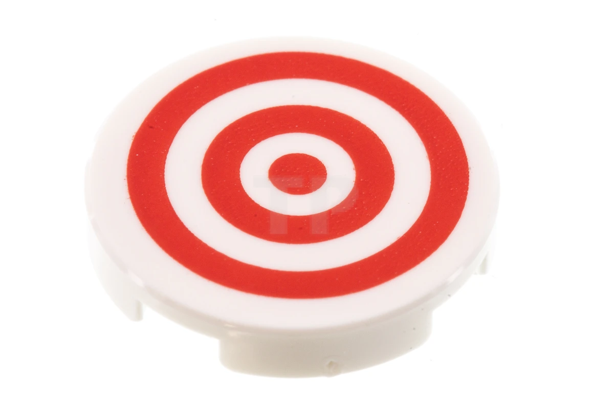 LEGO&reg; 6187691 - 14769pb186 - Fliese 2 x 2 Rund mit Boden O und Kreise Muster