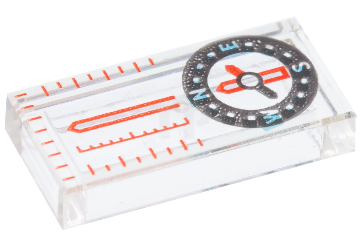 LEGO&reg; 3069pb0588 - 6274803 - Tile 1 x 2 with Compass and Scale Pattern