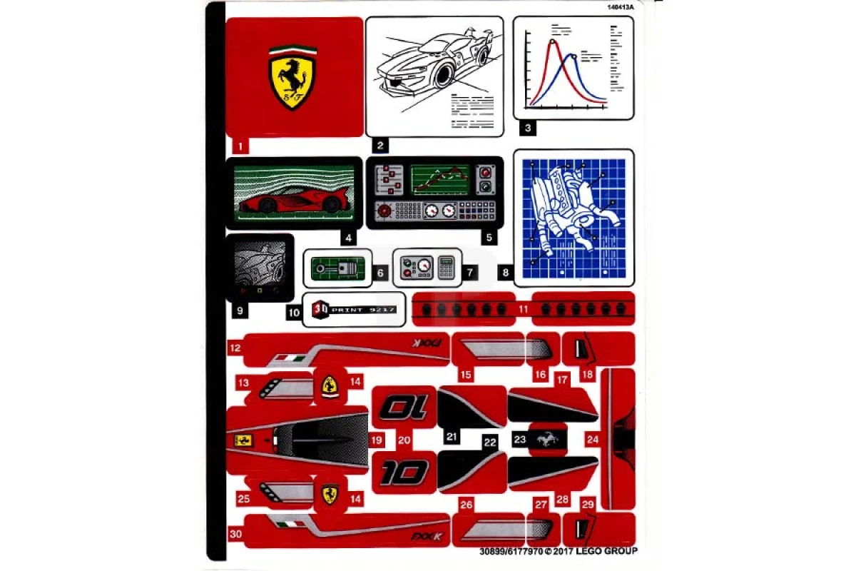 LEGO&reg; 6177970 - Sticker for Set 75882