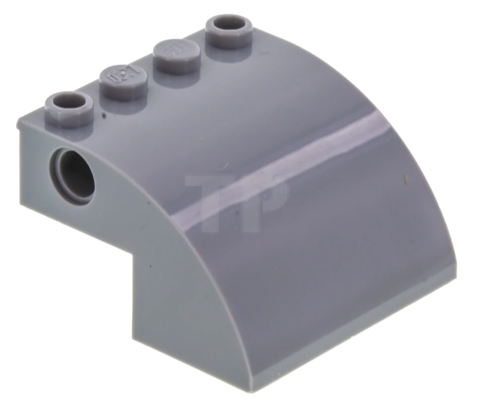 LEGO&reg; 6195468 - 61487 - Slope Curved 4 x 4 x 2 with Holes