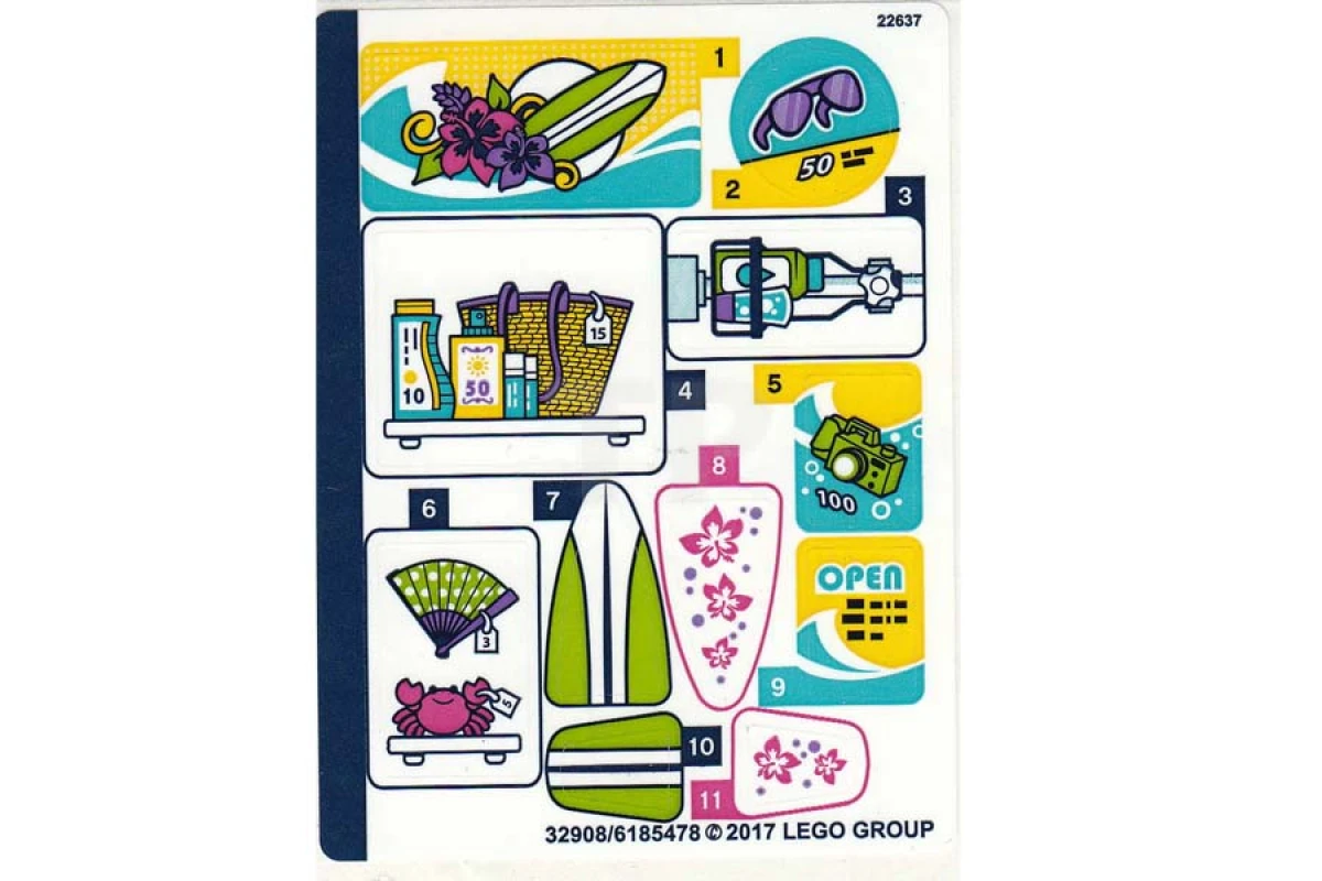 LEGO&reg; 6185478 - Sticker for Set 41315