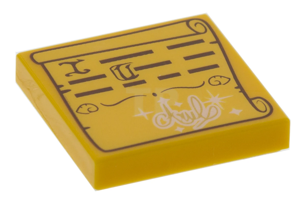 LEGO&reg; 6191561 - 3068pb1111 - Fliese 2 x 2 mit Ariel-Scroll-Muster