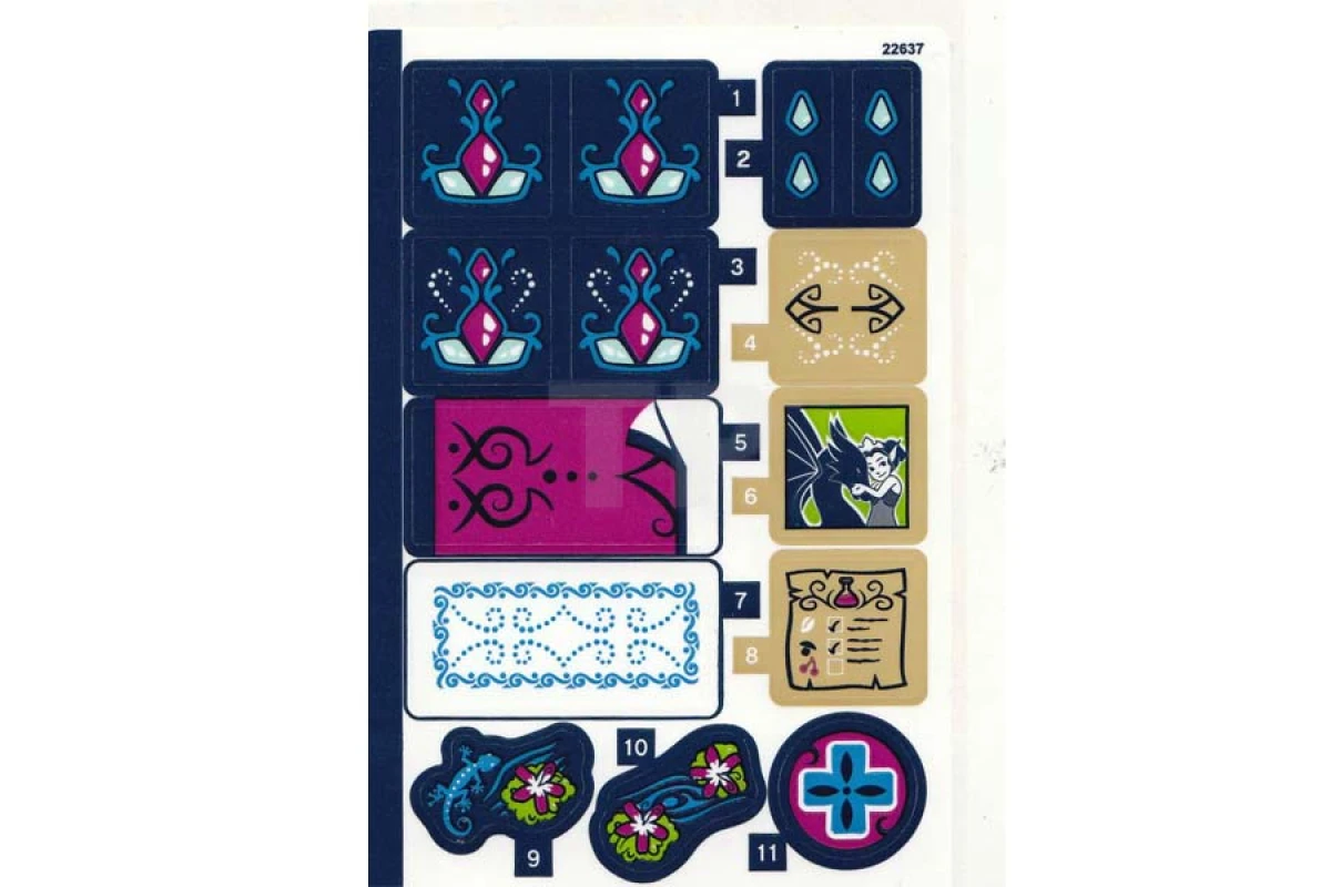 LEGO&reg; 6195293 - Autocollant pour l'ensemble 41187 (version internationale)