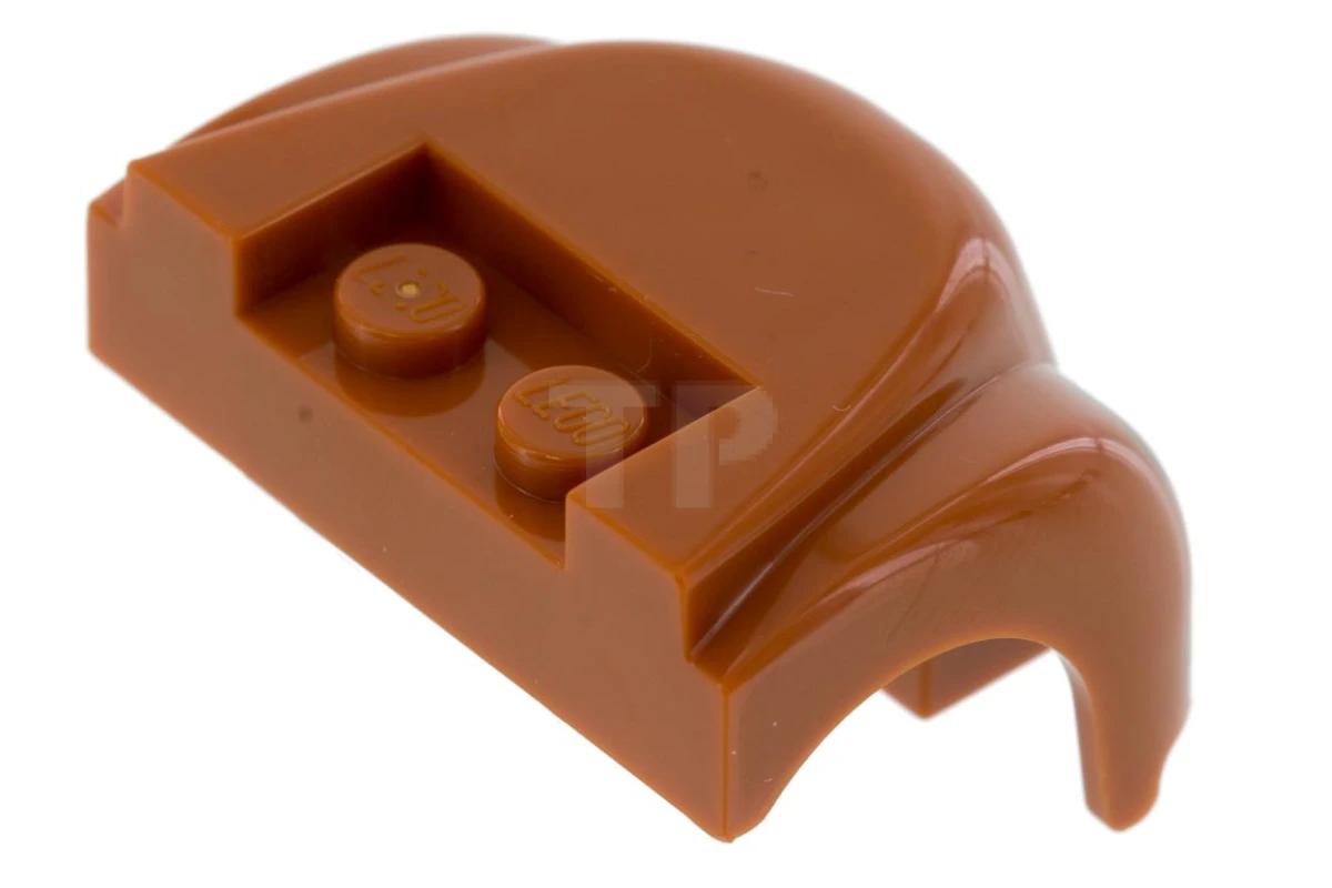 LEGO&reg; 6190288 - 30839pb003 - Engine Cover 3 x 4 x 2 with Face Pattern (Smokey)