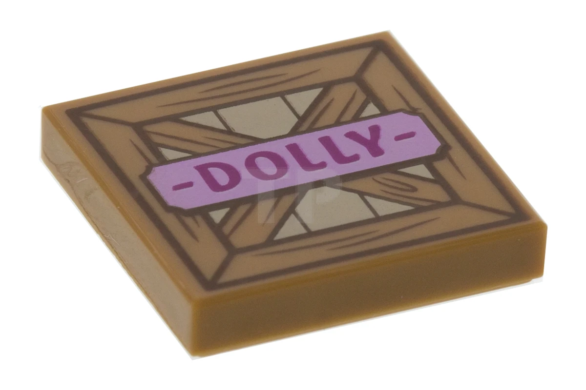 LEGO&reg; 6178685 - 3068pb1117 - Carreau 2 x 2 avec motif de clôture en bois.