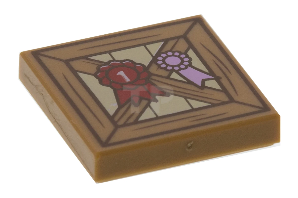 LEGO&reg; 6178682 - 3068pb1116 - Tile 2 x 2 with Wooden Fence Pattern