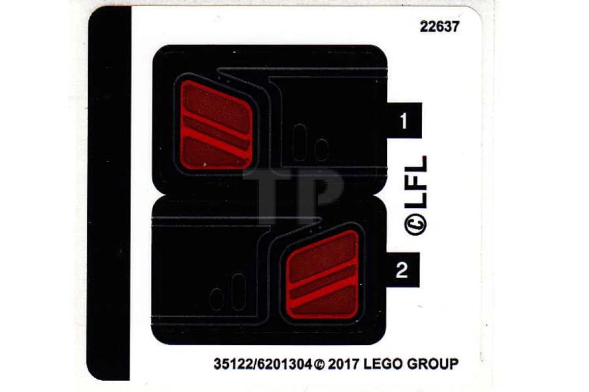 LEGO&reg; 6201304 - Aufkleber für Set 75179