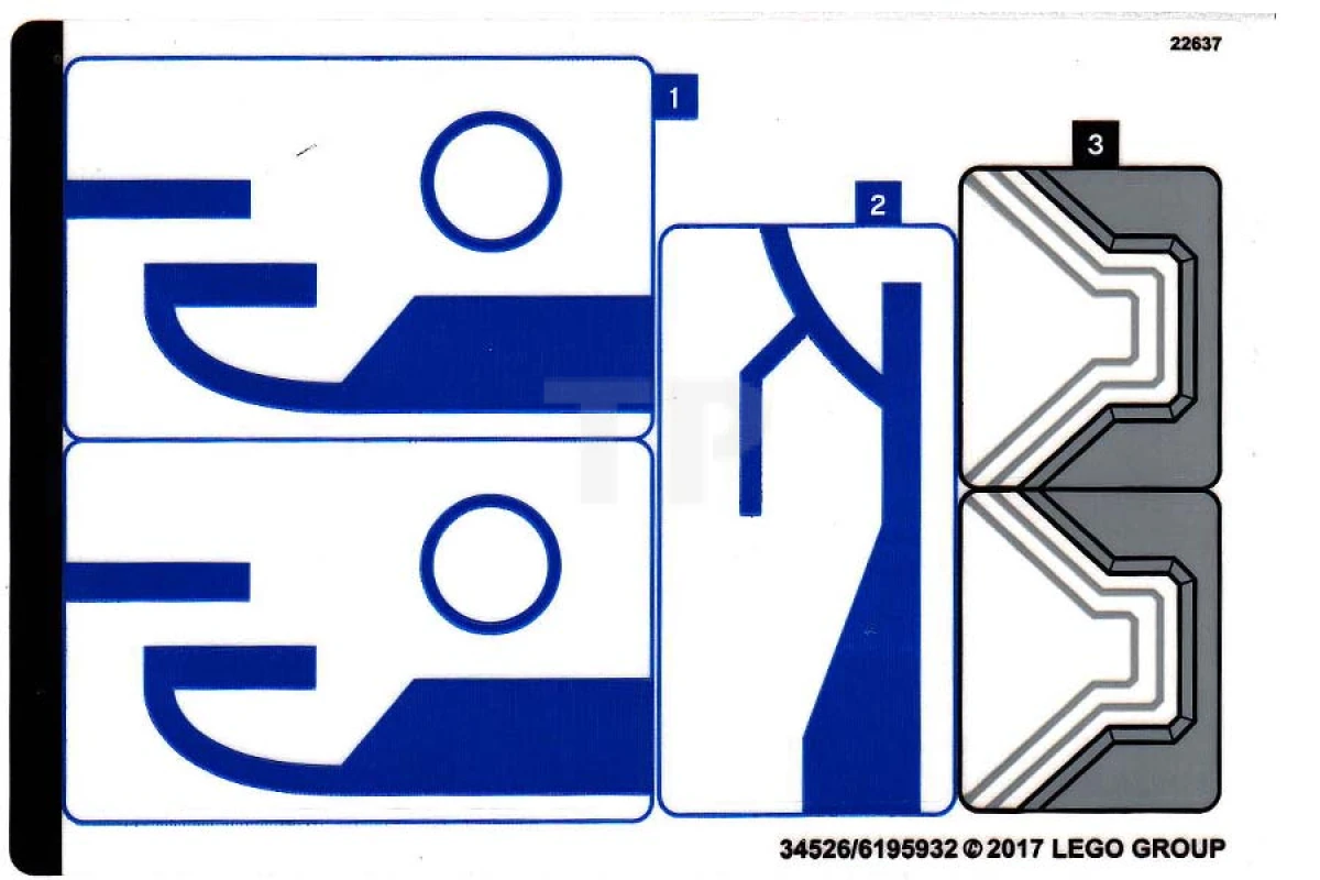 LEGO&reg;  - Sticker for Set 76088