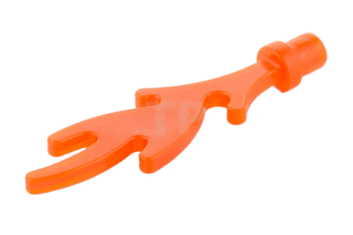 LEGO&reg; 612647 - 6126 - Wave Rounded with Base Pins (Castle Dragon Flame, Seaweed, Water)