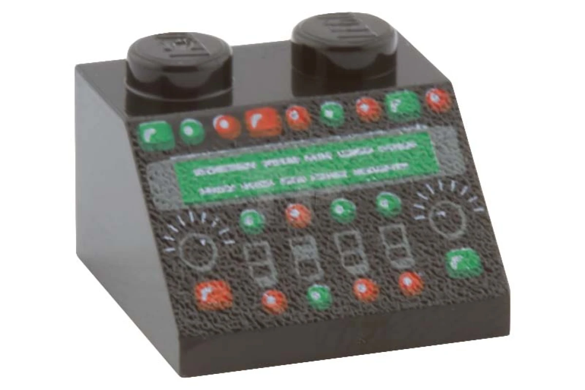 LEGO&reg; 4551168 - 3039pb048 - Slope 2 x 2 - 45° with Control Panel Pattern