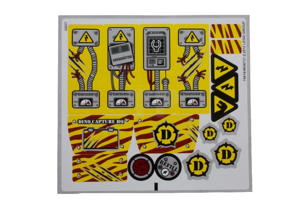 LEGO&reg; 4656731 - Sticker for Set 5887