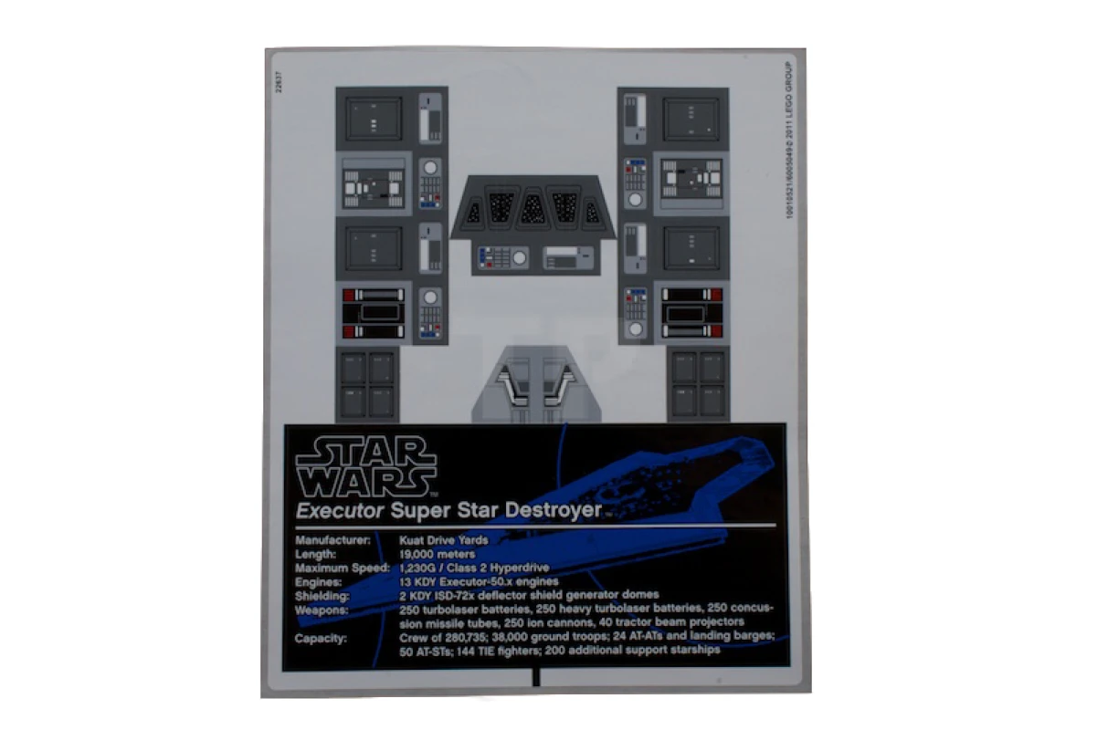 LEGO&reg; 6005049 - Adhesivo para Set 10221